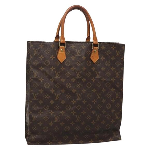 LOUIS VUITTON Monogram Sac Plat Hand Bag M51140 - Picture 1 of 16